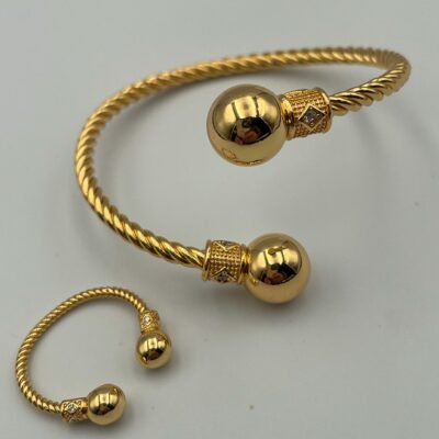 Florida cuff set (gold) - 8,500 - 10 in stock